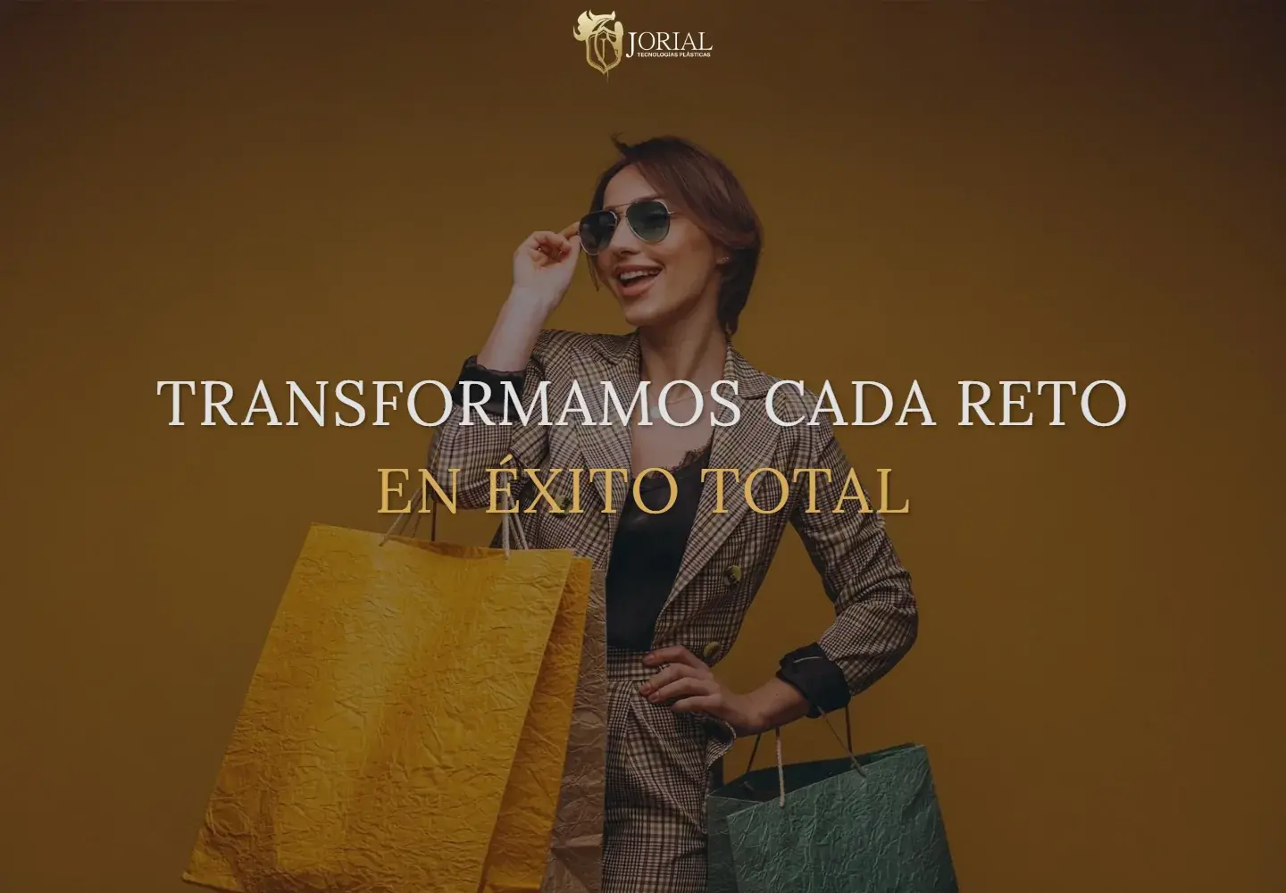 Página principal del sitio corporativo de Tecnologías Plásticas Jorial
